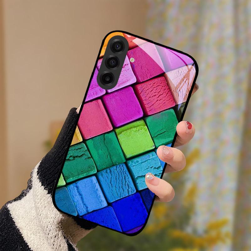 Luxus Hülle Für Samsung S25FE Gehärtetes Glas Rückseite Für Samsung Galaxy S 25 S25 FE SM-S731B Linsen Kamera Schutz Etui
