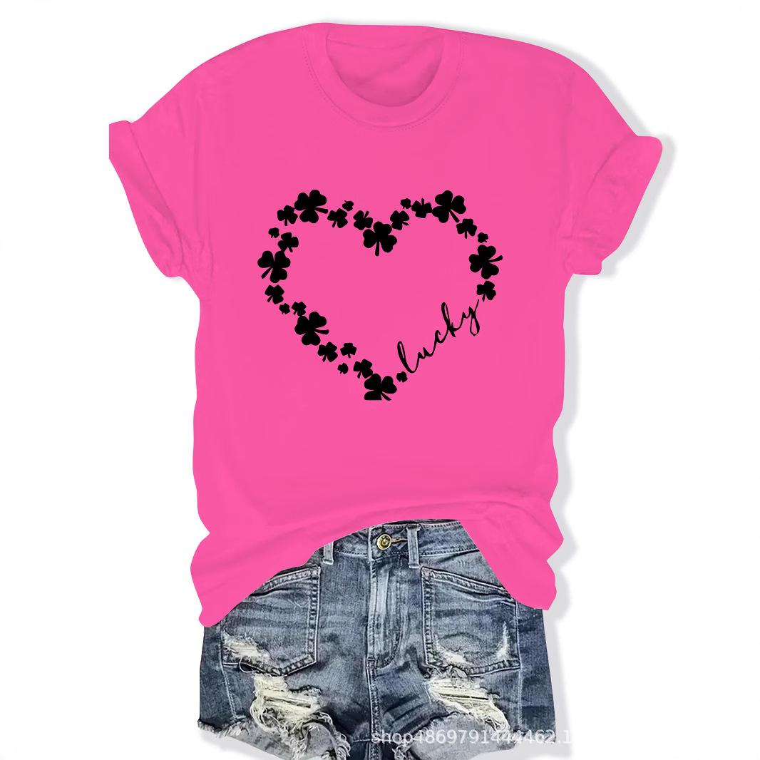 

Women s Fashion Round Neck T-Shirt for Cross-Border Trade M білий