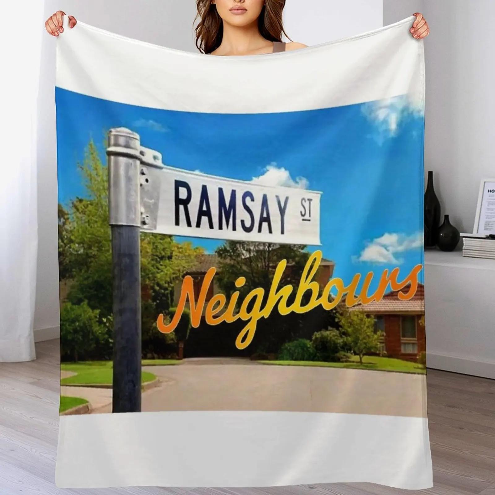 Ramsay Street Neighbours Throw Blanket All Weather Soft Throw Blanket for Sofa 102x76cm(40x30in)