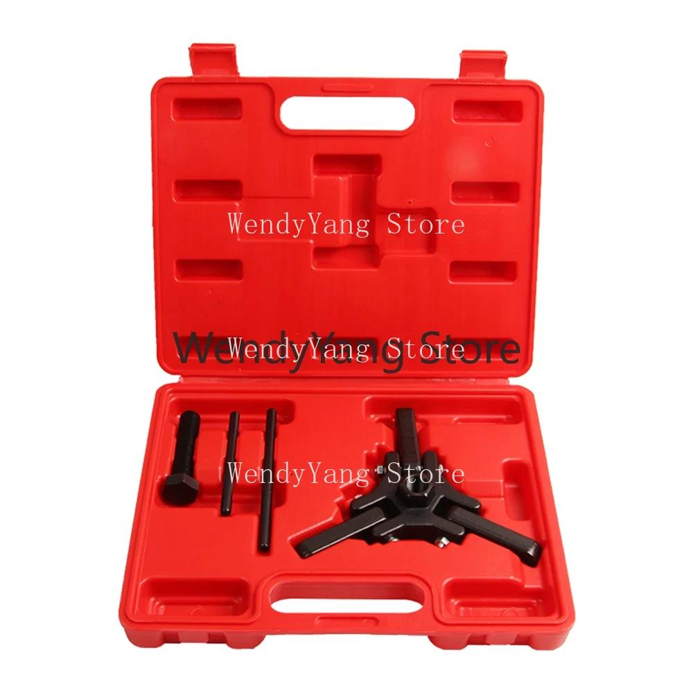 Harmonic Balancer Tool Crankshaft Pulley Puller Kit Three-jaw Belt Pulley Disassembly Tool for Chrysler