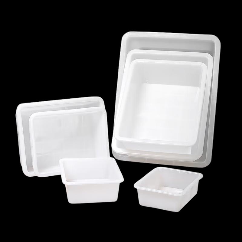 Lantuan Food Grade White Plastic Storage Box