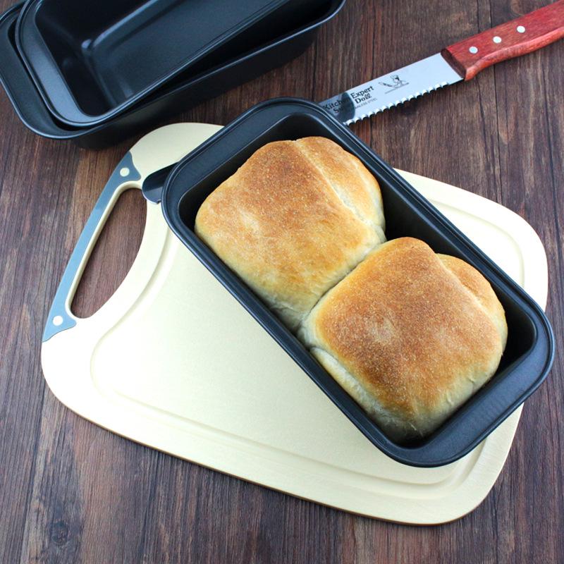 

1PC Nonstick Carbon Steel Bread Pan Cake Molds Non-Stick Rectangle Long Toast Box Loaf Bread Baking Pan Bakeware