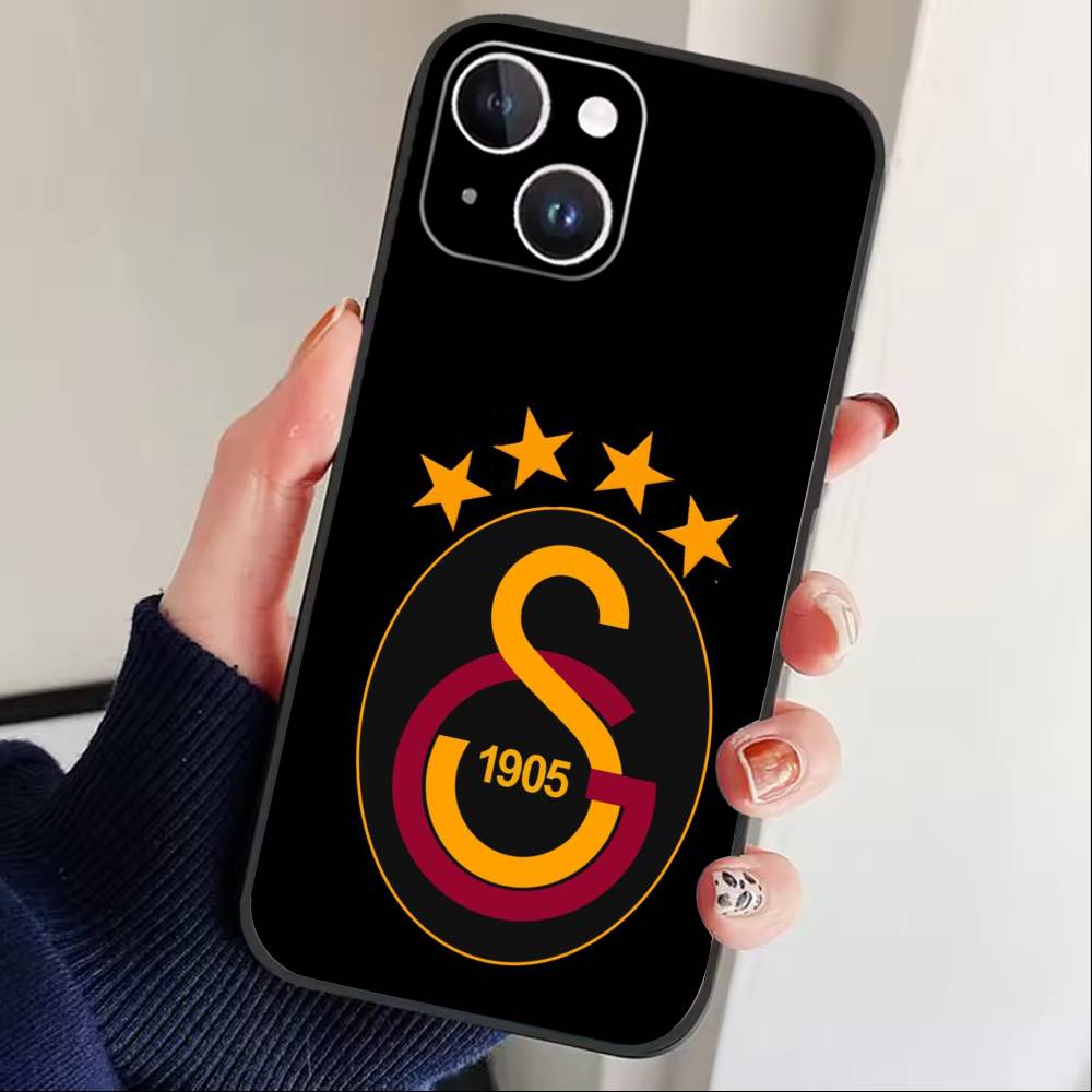 G-Galatasaray 1905 Phone Case For iPhone17,16,15,14,13,12 Plus,Max Soft Silicone Black Cover