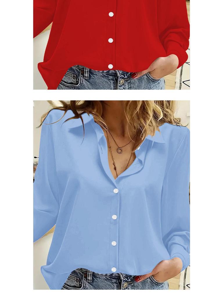 2026 Spring/Autumn Women's Versatile European & American Style Shirt