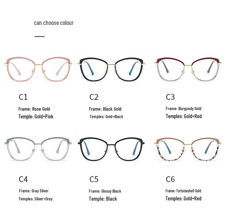 TR90 Color-Changing Optical Glasses: Fashionable Myopia-Compatible Flat Lenses for Stylish Streetwear