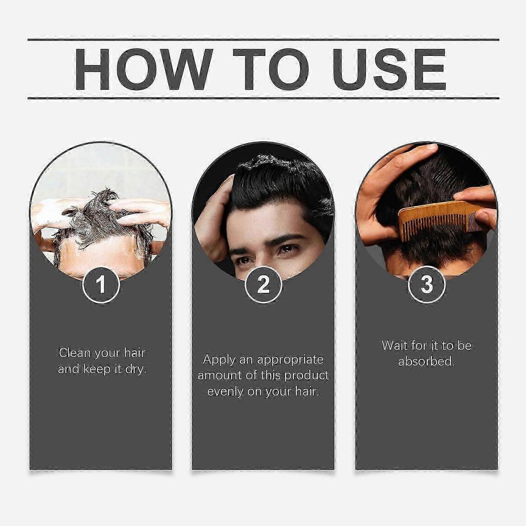 Natural Hair Concealer - Brown Black, Long-Lasting, Easy To Clean, with Hyaluronic Acid , Centella Extract