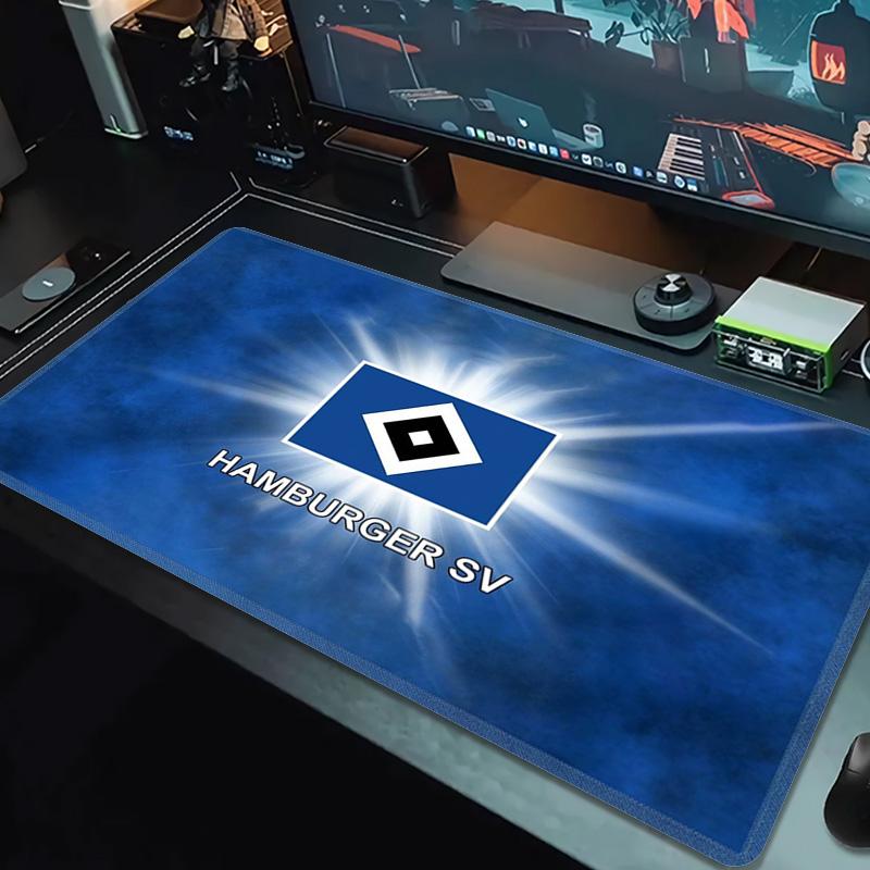 Tapis de souris Hamburger Sv Couleur Grand Coussin de Table de Jeu Antidérapant pour Ordinateur Portable Tablette Grande Tapis de Souris XXL Mini PC Tapis de Jeu Avec bordure de verrouillage