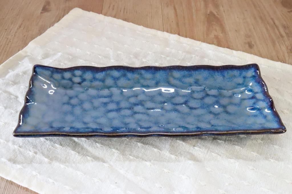 Set aus praktischen rechteckigen Denim-Platten für Makrele und Hors [Gewerbliches Set] 6-teilige Hors d'oeuvres