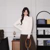 New Style Autumn and Winter New Fashion Versatile Temperament Bottoming Sweater Sweater Gentle Slim Slim Long Sleeve Top
