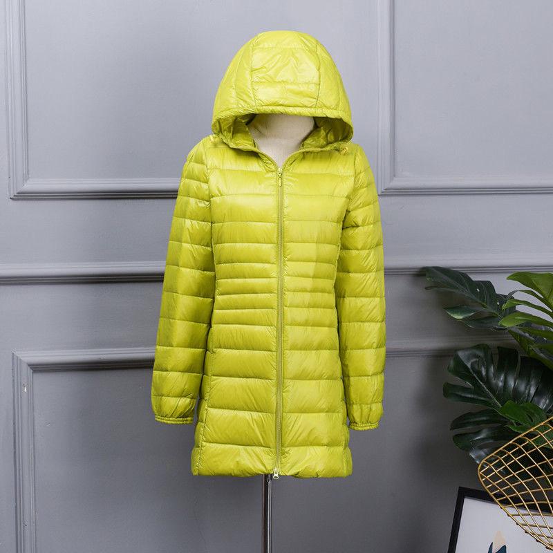 

Plus Size Women s Lightweight Hooded Slim-Fit Down Jacket - Mid-Length, Clearance, Fits Up to 200 lbs S