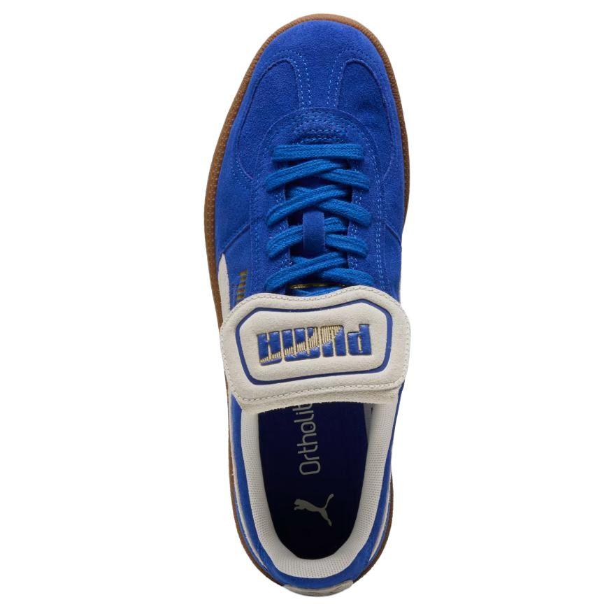Puma Palermo Premium Fashion Comfortable Versatile Casual Low-Top Training Shoes Unisex Sneakers Blue White 402350-01