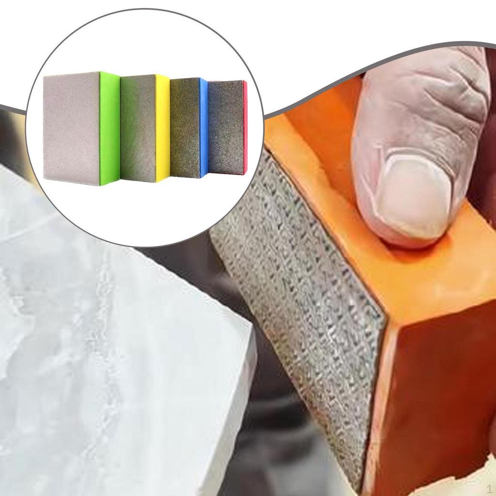4 Pieces Sanding Blocks Practical Durability Easy to Use Wear Resistant Professional Hand