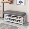 Nufeng Entryway Seatable Shoe Bench with Storage