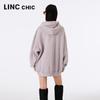 Jinyujie Women's Relaxed Fit Long-Staple Cotton Hooded Sweatshirt
