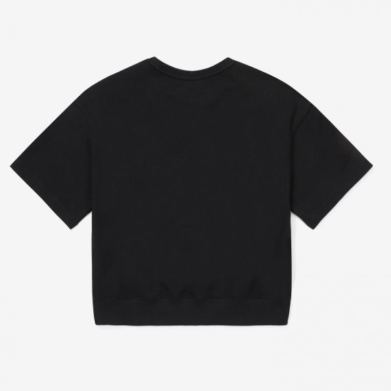 [fila Kids] Zuri Short Sleeve Sweatshirt   Shorts Set Up  Fk2fsf2201x Blk  q0zFk2fsf2201xBlk
