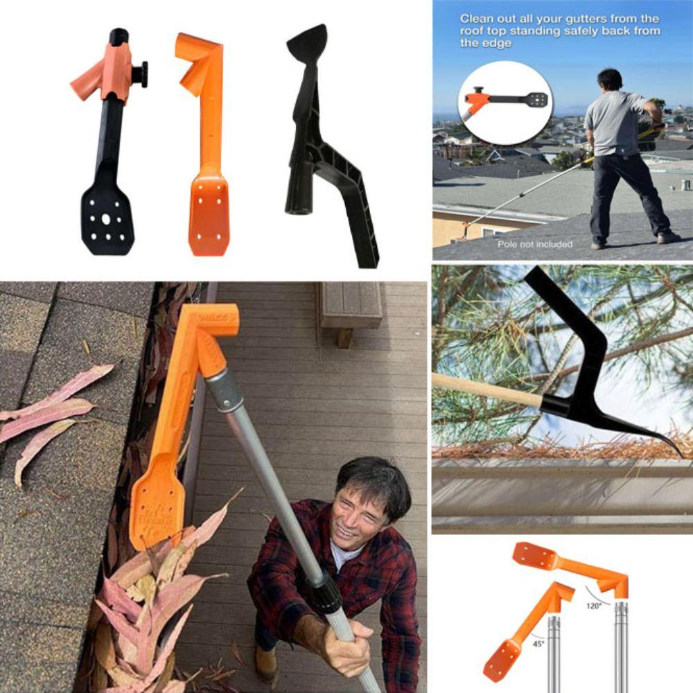 Long Handle Pipe Cleaners Tool Ergonomic Abrasion Resistance Drain Unclogger Thicken Easy to Use Gutter Cleaning Tool