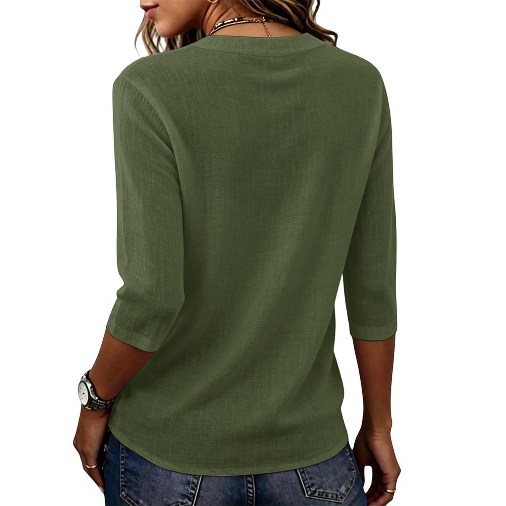 Women's Casual Loose Fit Half Sleeve T Shirt Lightweight Round Neck Comfortable Everyday Top Suitable for Various Occasions