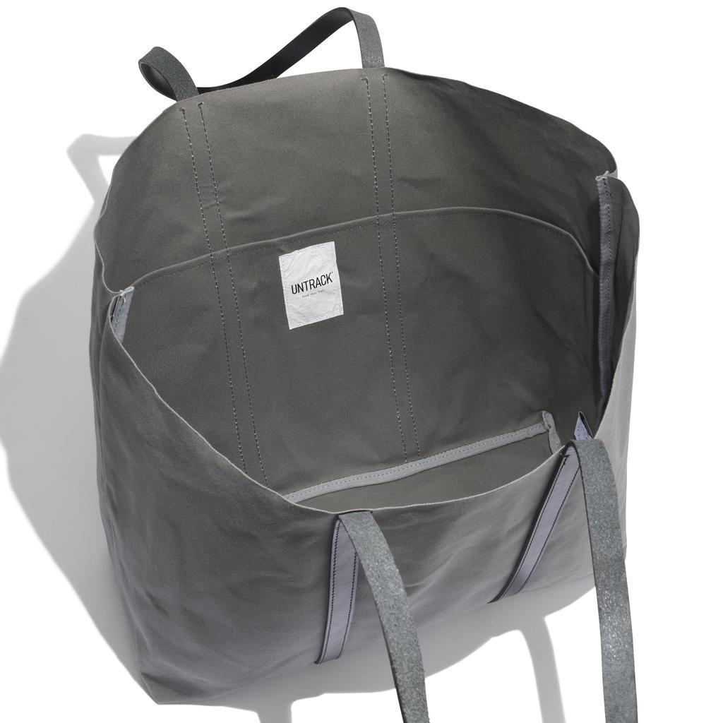 Tote Bag PARK Tote Can Store B4 Takeyari Canvas Leather Handle Paraffin Processed Water Repellent 60064 Black [Antrak] [XL] Men's