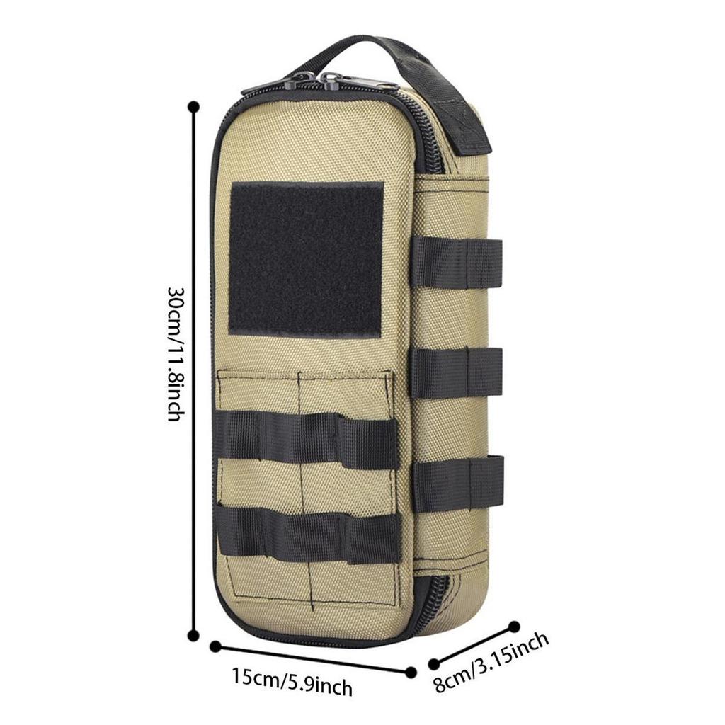 Small Tool Bag with Zipper Tool Carry Bag Heavy Duty Tool Tote Tool Organizer Bag Utility Pouch for Woodworker Handyman Plumber