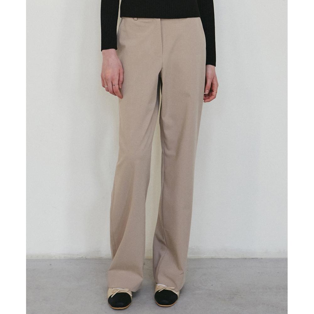

NICKNICOLE MODERN SEMI BOOTCUT SLACKSBEIGE