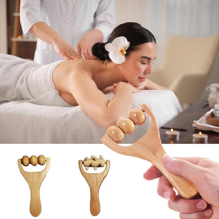 Soothing Wood Body Roller Gentle Massage Tool for Women and Men Massage Roller Deep Tissue Roller