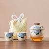 Hydrangea | Women'S Travel Tea Set, Small Set, One Pot And Two Cups, Value-Added Outdoor Camping, Portable Express Cup Gift
