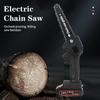 800W 6 Inch Electric Chain Saw Portable Electric Pruning Saw Woodworking Tool with 2 Lithium Battery