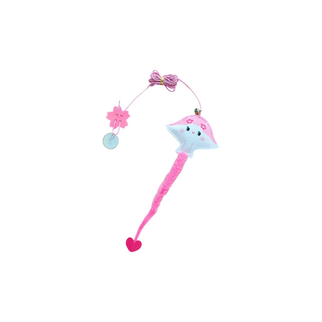 Hanging Cats Teaser Toy Set, Self-Play Swing Cats Toys With Elastic Rope, Feather & Catnip Ball For Indoor Cats, Hands-Free Door Hanging Interactive