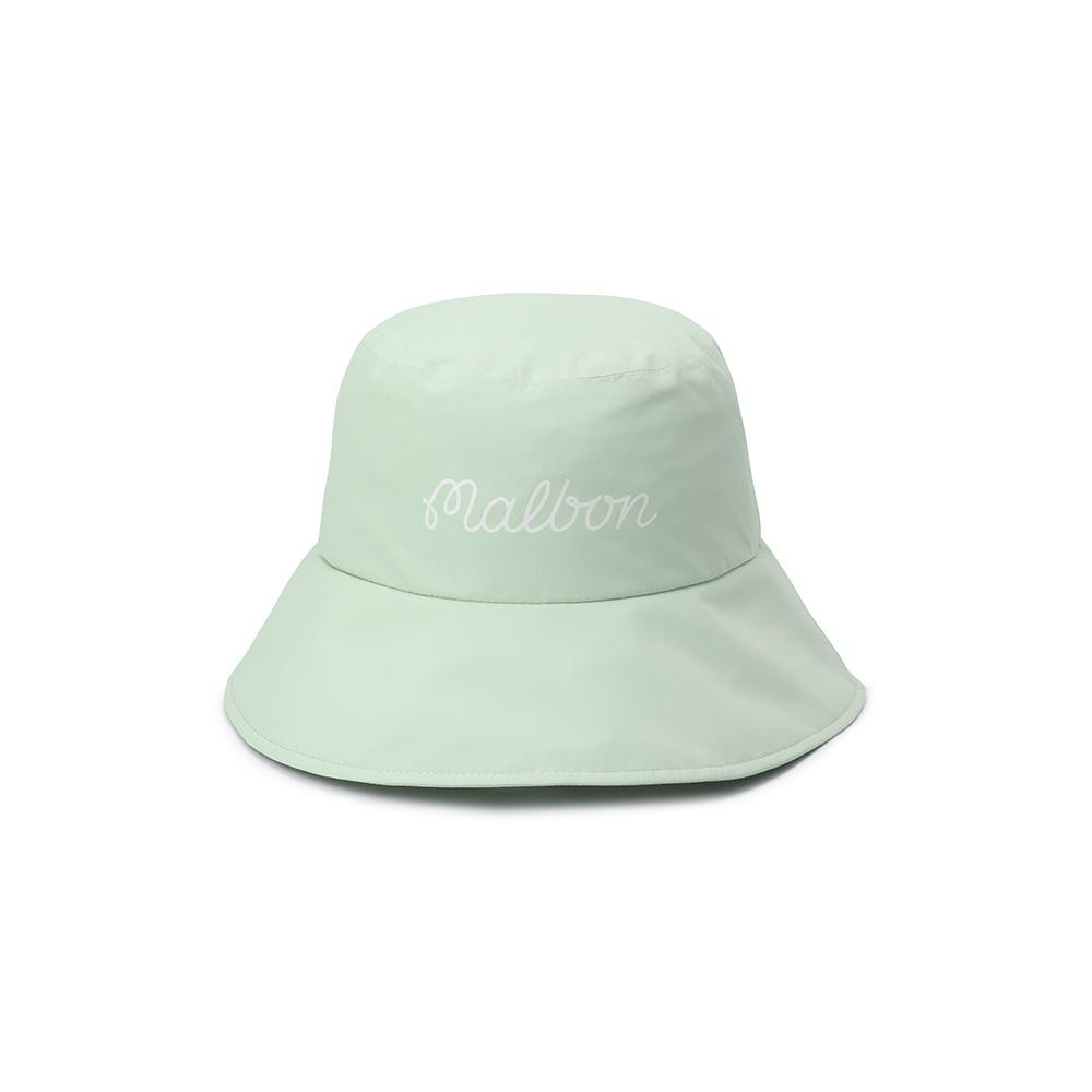MALBON GOLF Basic Lettering Waterproof Bucket Hat Light Mint