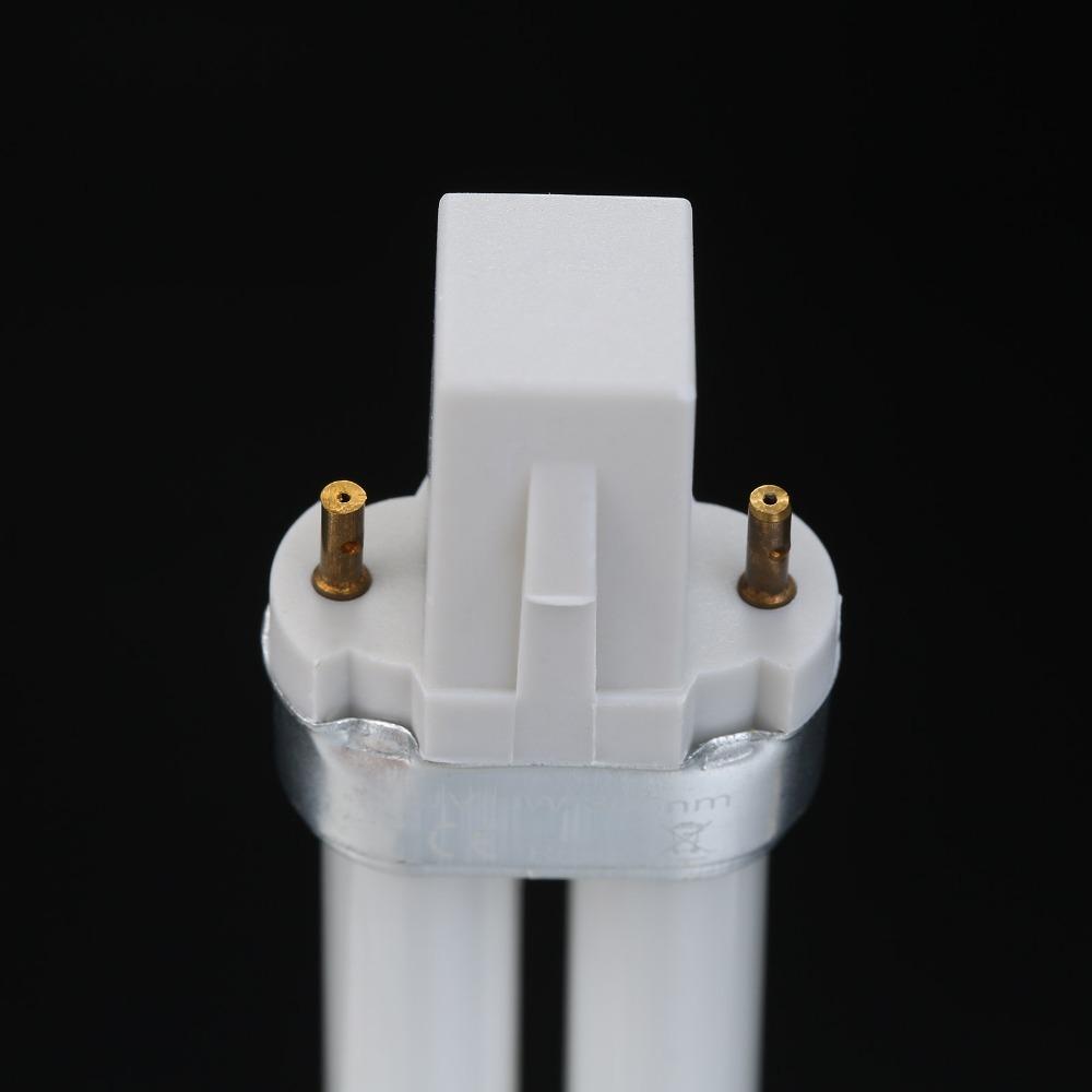 4PCS 365nm Wavelength Nail Curing Bulb Double Light Source Gel Curing Light Tube Home Nail Art Use