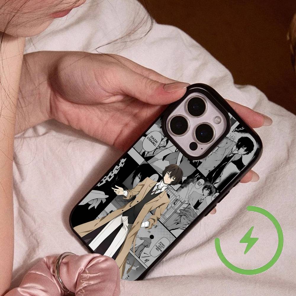 Anime O-Oshi No K-Ko Magnetic Wireless Charge Phone Case For IPhone 14 13 12 11 15 16 17 Pro Max Magnetic Cover