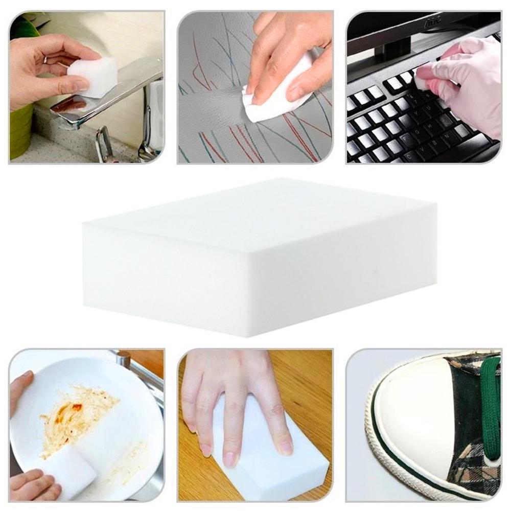 White Sponge car Eraser Melamine Cleaner Multi-Functional Kitchen Bathroom Cleaning Tools Sponge 100*60*20mm