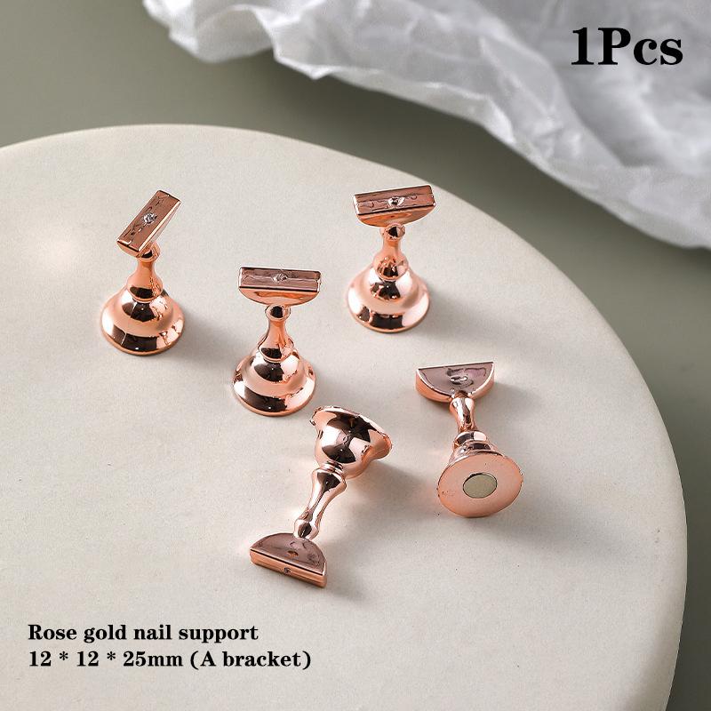 

1 шт., акриловая подставка для ногтей, держатель для типсов, магнитная подставка для практики маникюра, подставка для ногтей своими руками, инструмент