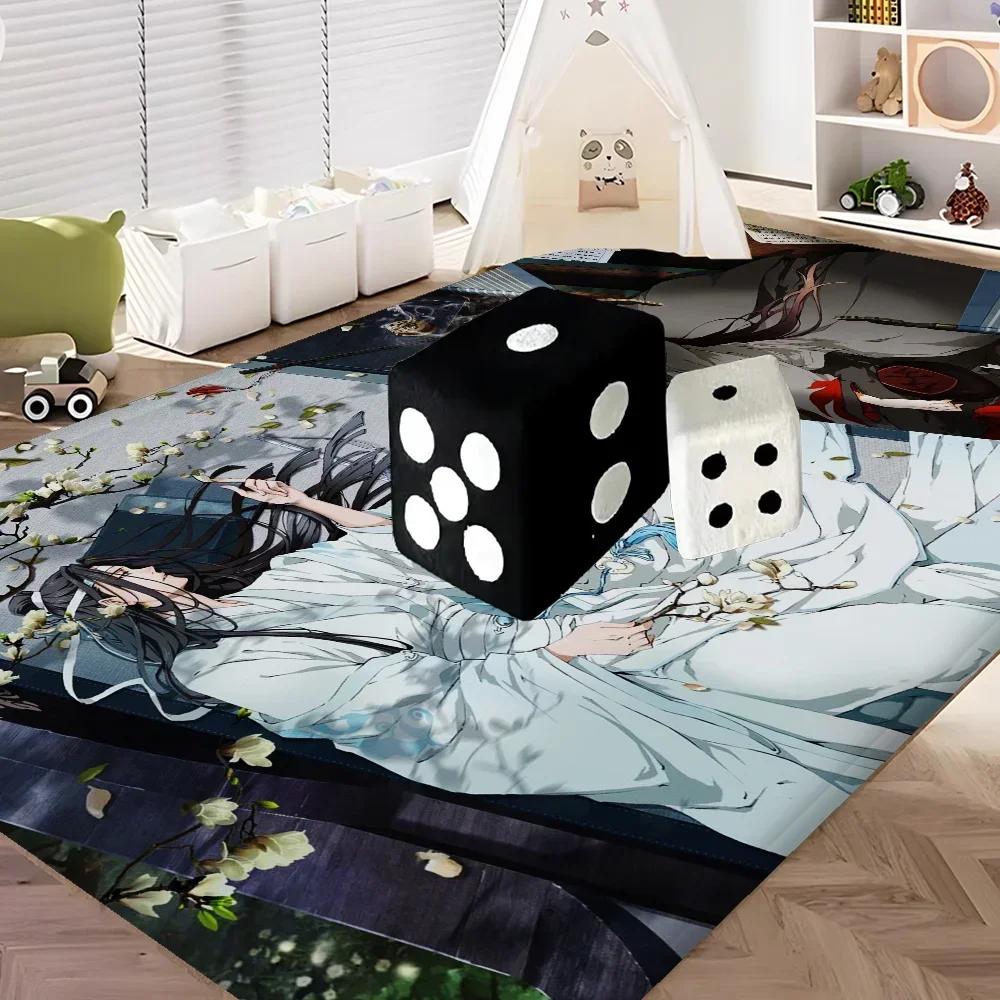 Mo Dao Zu Shi MDZS Anime Floor Mat Cheaper Anti-slip Modern Living Room Balcony Printed Bedside Mats