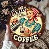 D Flat A D Flat Vintage Wooden Sign Featuring an Illustration of a Polka Dot Dress Perfect for Rustic Decor In Cafes Bar