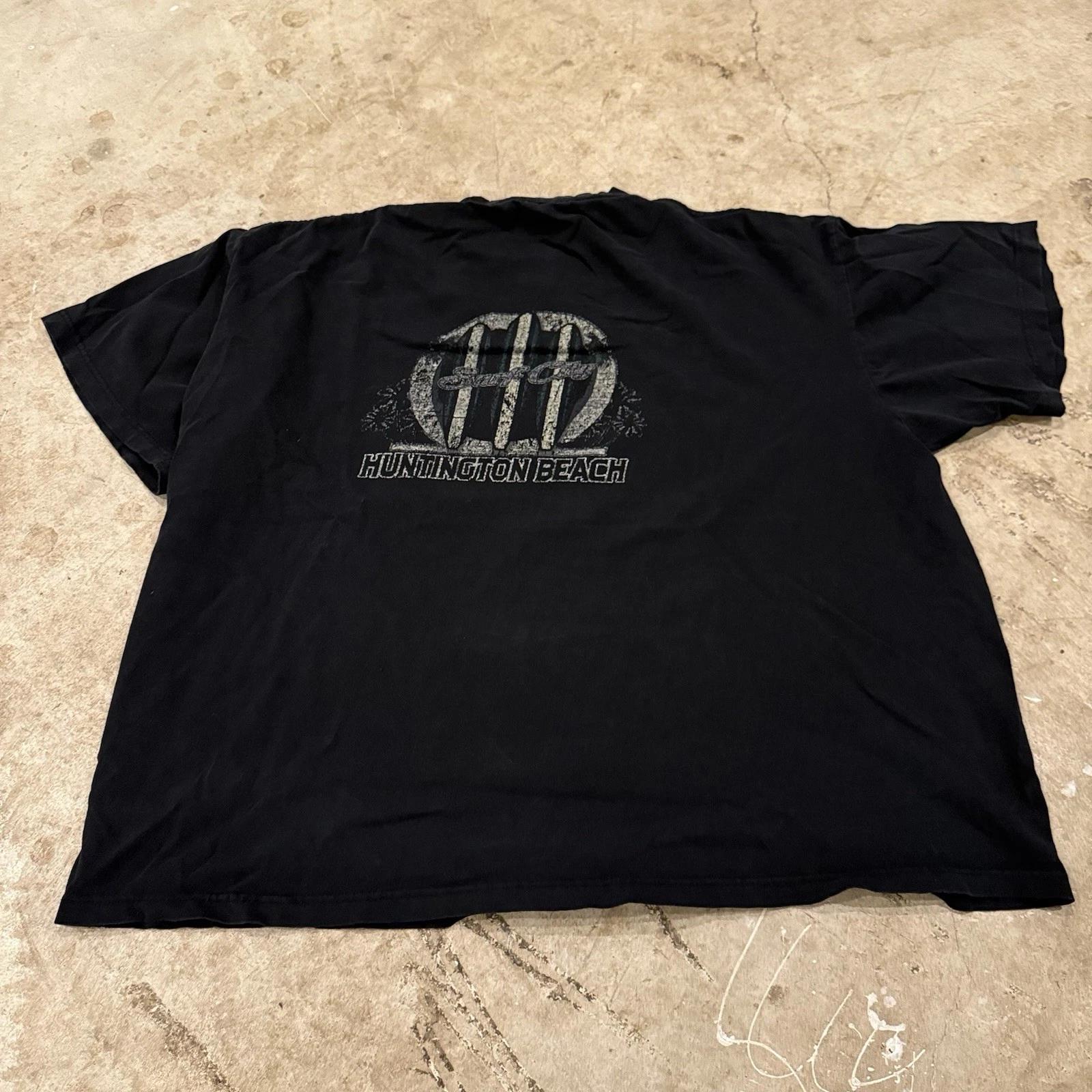 Vintage 90s Huntington Beach 3XL Heavyweight T-Shirt Tourist 4XL
