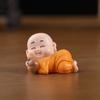 7Pcs Creative Naughty Four Non Zen Little Monk Decorative Accessories Little Shami Car Desktop Tea Table Ornament
