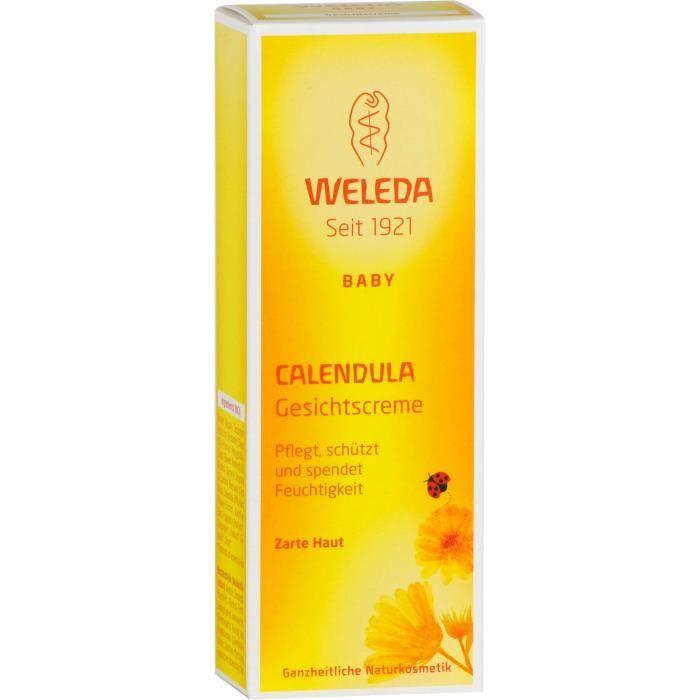 Crème - Weleda - Calendula - 50 ml - Hypoallergénique - Peaux sensibles