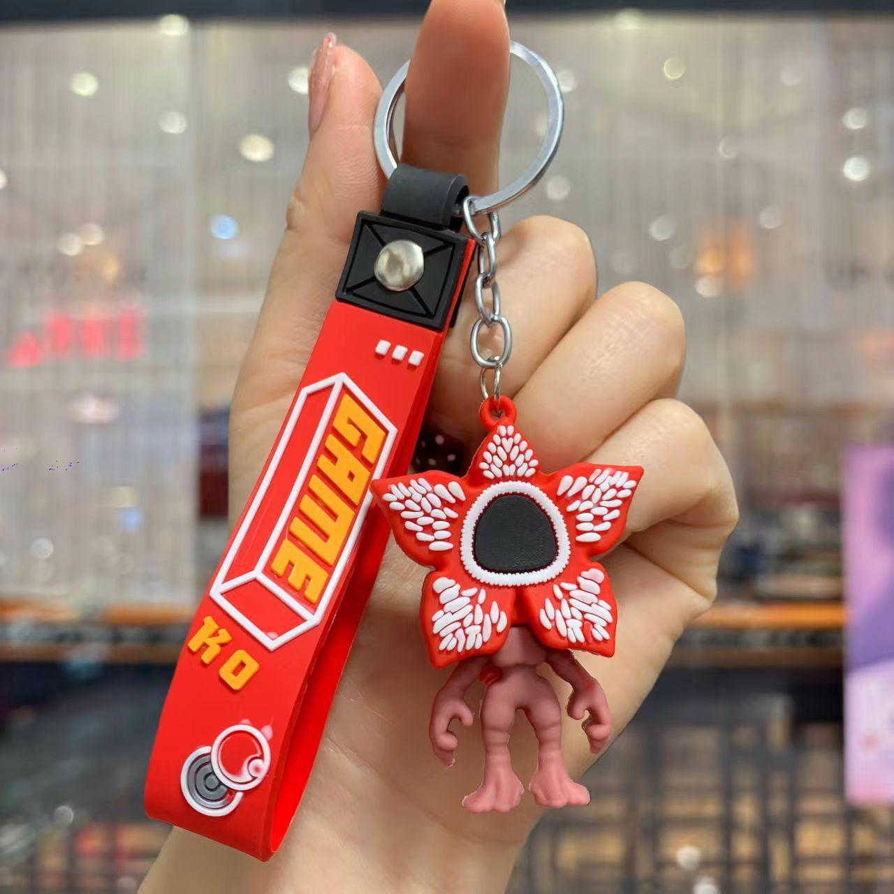 

Stranger Keychains Backpack Decorations Party Gifts Back to School Season Friends Accessory Parts Xmas Model Doll Toy Fans Gift