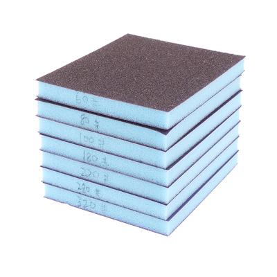 1/6Pcs Metal Wood Polishing Abrasive Tool Sanding Sponge 60-320 Grit Washable And Reusable Wet Dry Sanding Blocks