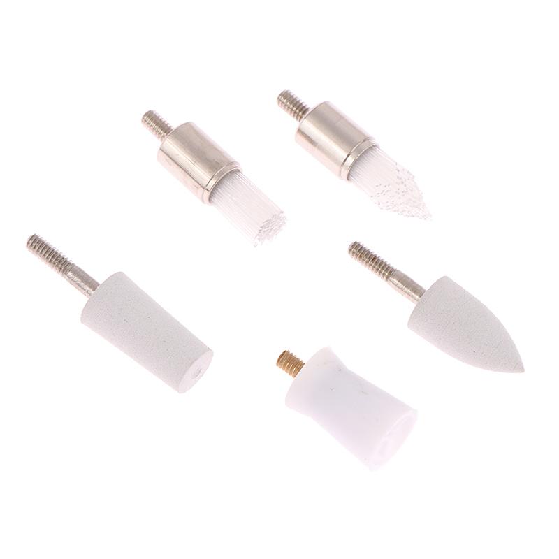 5ks/krabička Leštička na zuby Bělící elektrický odstraňovač zubního plaku Výměna hlavy