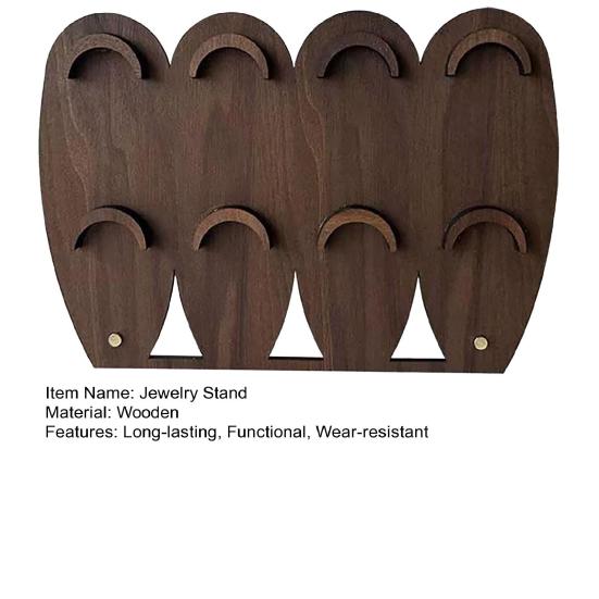 Bracelet Holder Wooden Jewelry Display Stand Desktop Bracelet Organizer Necklace Holder