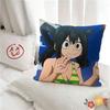 pc Cartoon Tsuyu Asui Cute Anime Pillow Case Fashion Square Pillowcase Bedroom Sofa Room Ins Decoration Leisure