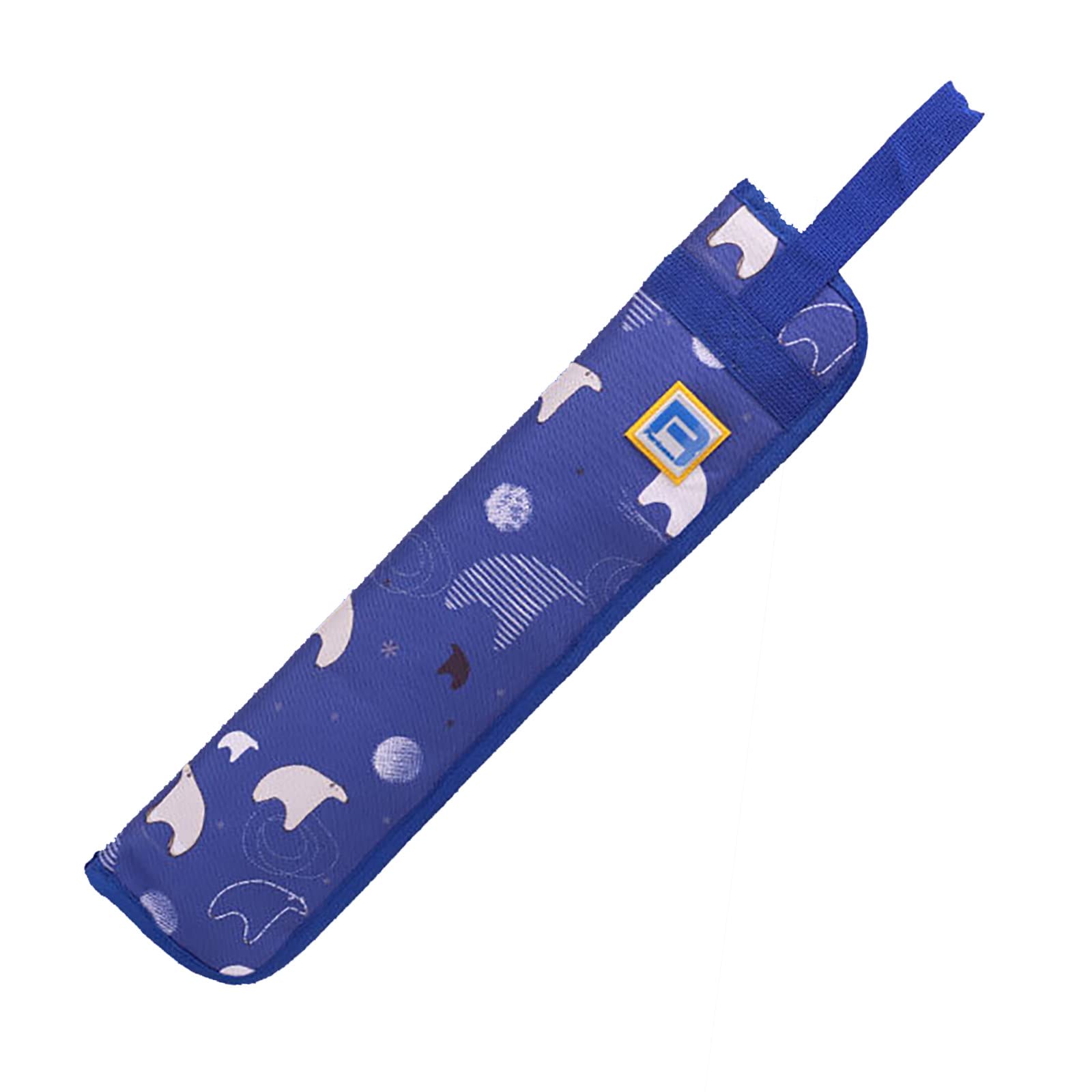 

Compact Drumstick Bag Case with Zipper Closure and HandleShoulder Strap (Blue)