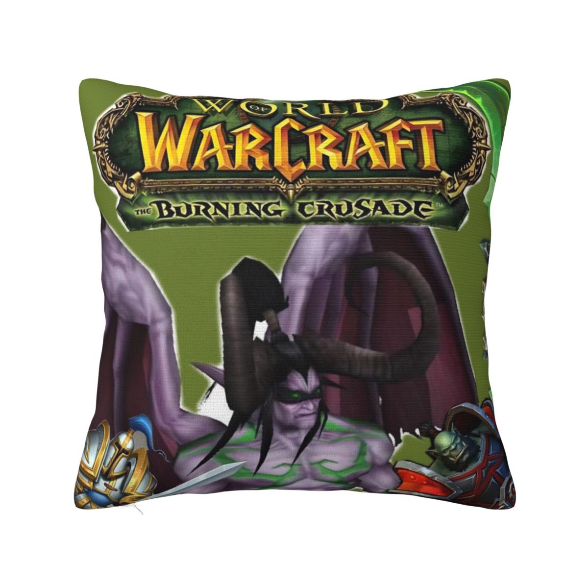 

WOW World Of Warcraft Артас Ретро Игровая Наволочка Мягкая Наволочка Чехол На Подушку Модные Наволочки Для Дивана Домашний Декоративный 12x12Inch