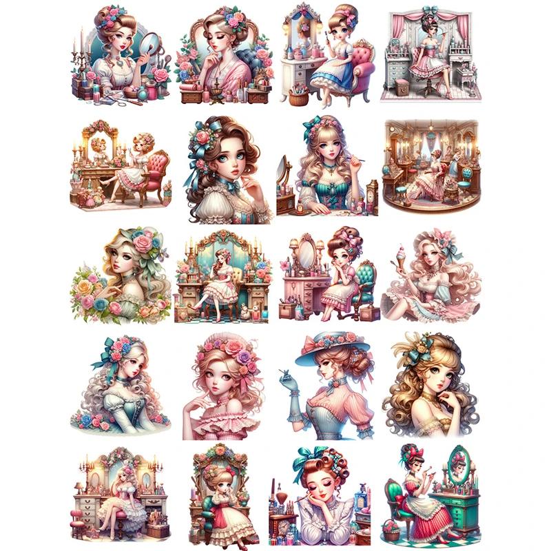 

20Pcs/Pack Makeup Girl Sticker DIY Craft Scrapbooking Album Junk Journal Decorative Stickers