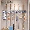 ZNMW No-Drill Wall Mounted Mop & Broom Holder