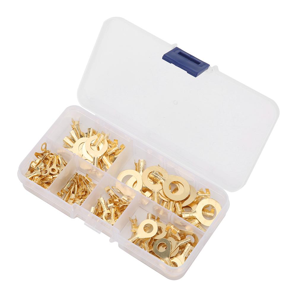 

150 шт. Кільцеві клеми Латунний кабельний з єднувач Електромонтажні аксесуари Електричні частини Вогнестійкі
