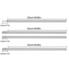 1Set Extendable Tarps Support Whole Weather Camping Poles Segments Tent for Outdoor Shelters