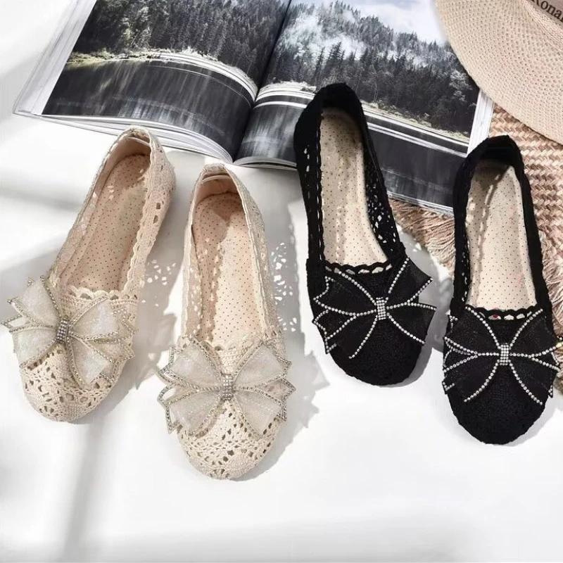 Fashion Comfortable and Elegant Summer Soft Women's Shoes Aesthetic High Quality Daily Routine New In Fashion 2025 Cheap Ladies Footwear